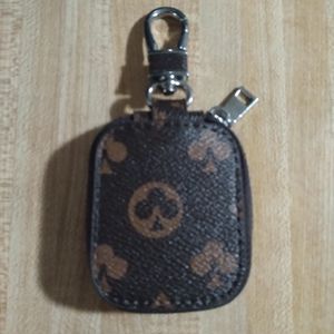 New Brown Logo Keychain/Coin Purse